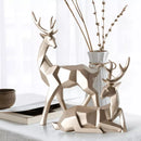Decoração de Mesa Estátua Cervo 2 Peças em Resina