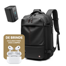 A Mochila de Viagem com Cadeado e Compressão a Vácuo Essence Trip + Fone de Ouvido Bluetooth