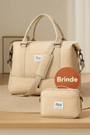 Bolsa-Mala Impermeável com Bolsos Multifuncionais - Prime Housi + BRINDE