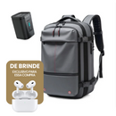 A Mochila de Viagem com Cadeado e Compressão a Vácuo Essence Trip + Fone de Ouvido Bluetooth