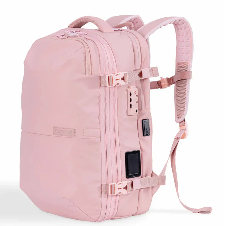 Mochila de Viagem com Cadeado e Compressão a Vácuo Essence + Brinde Necessaire