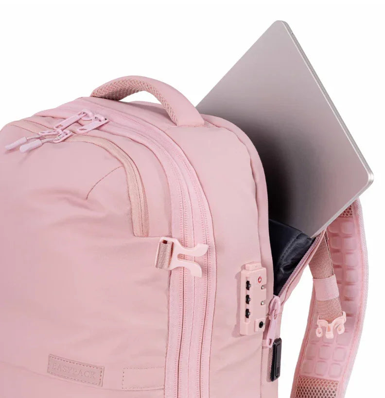 Mochila de Viagem com Cadeado e Compressão a Vácuo Essence + Brinde Necessaire