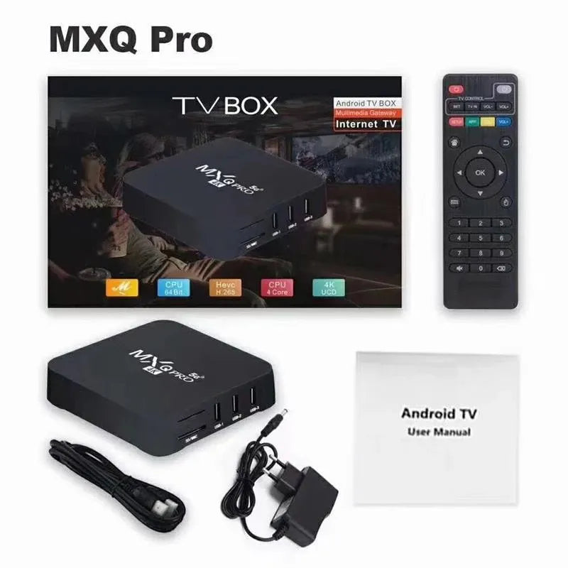Tv Box Mxq Pro 4k + 1 ano de IPTV de Brinde