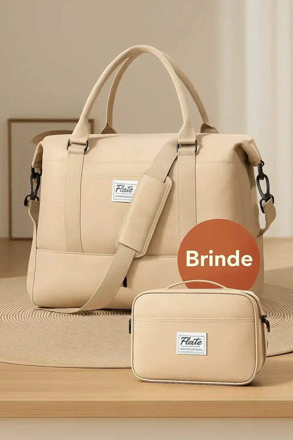 Bolsa-Mala Impermeável com Bolsos Multifuncionais - Prime Housi + BRINDE