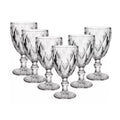 Jogo 12 Taças Luxo Diamond Vidro 320ml